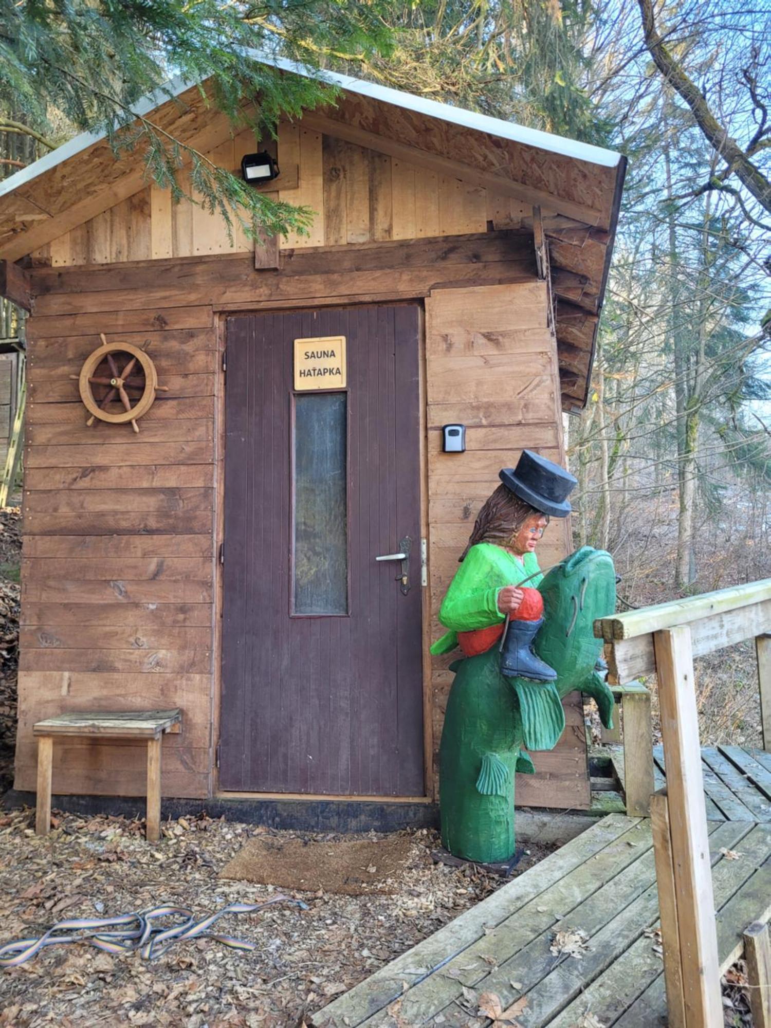 Srub Na Svahu Sjezdovky V Radvanicich Radvanice  Extérieur photo